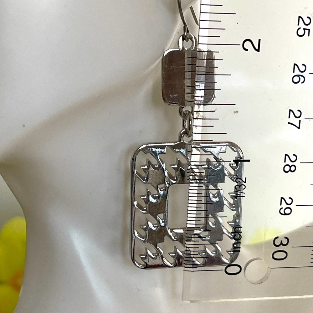 Silver dangle earrings - Picture 6 of 7